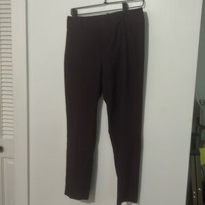 Deep purple boot fit ankle